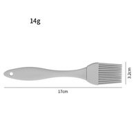 Pinceau de pâtisserie en silicone, pinceau de cuisine, pour pâtisserie, huile, barbecue, résistant à la chaleur, doux et durable, parfait pour la cuisson au barbecue