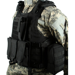 Chaleco Táctico de Seguridad Ajustable Unisex de Alta Calidad, Impermeable, con Múltiples Bolsillos, Chaleco Portaplacas - Product Image 3