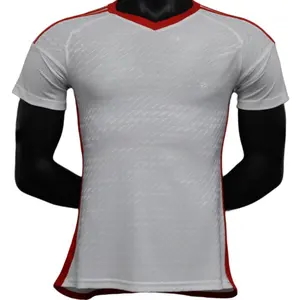2324オリジナル品質のサッカーチームシャツプレーヤーバージョンサッカーウェアカスタムエミレーツサッカージャージー