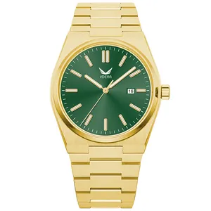 Fashion 50m Waterproof Luminous Luxury Wristwatch Customizable Mens High Quality Stainless Steel Watch Logo Green Face Watches