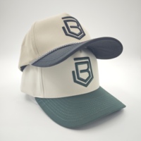 Gorra de golf deportiva Oxford de 5 paneles, MOQ bajo, OEM, perforada con láser, tela tecnológica transpirable, pieza de alto rendimiento