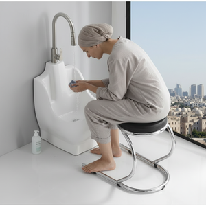 Station d'Ablution de Prière Wudumate Musulmane, Lavabo de Lavage des Pieds pour Wudu, Bassin Lave-Pieds et Mains pour Mosquées - Product Image 3