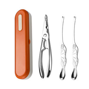 Роскошные инструменты для морской еды, набор из 3 предметов, набор инструментов для крекинга с лобстером, крабом, крабом и иглами, набор инструментов для краба с подарочной коробкой-органайзером - Product Image 1