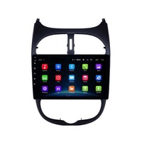 Head Unit Stereo Mobil Android 2 Din 2+32G untuk Peugeot 206 tahun 2000-2016 dengan BT AUX WIFI Carplay