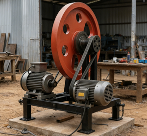 Yüksek Hassasiyetli Döküm Volan Kasnağı |   Endüstriyel Makineler ve Güç Aktarımı için Özel Dökme Demir/Çelik V Kayış Kasnağı - Product Image 1