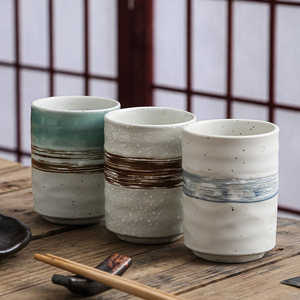 Tazza in Ceramica Giapponese Vintage da 250ml, Tazze da Tè in Porcellana <span class=keywords><strong>Fatte</strong></span> <span class=keywords><strong>a</strong></span> <span class=keywords><strong>Mano</strong></span>, Tazze Creative Retrò in Ceramica per Caffè e Latte - Product Image 3