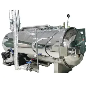 Autoclave de procesamiento de alimentos, pulverizador automático/retorta a vapor en cascada