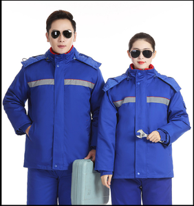 HBOS01 Traje de Invierno Antiestático, Impermeable y Cortavientos con Aislamiento Térmico para Estaciones de Servicio, con Cinta Reflectante - Product Image 2