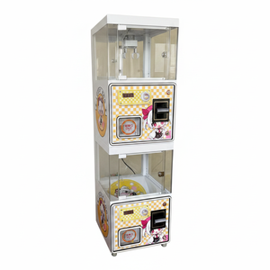 Lucky Egg Double Crane <b>Machine</b> Coin Operated Game With Indicator Light For <b>Amusement</b> Park Use - Product Image 2