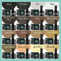Poudre de maquillage OEM pour la ligne des cheveux, les sourcils, les zones chauves, couverture instantanée brune pour les cheveux, les barbes, les espaces et les ombres, produits de coiffure pour hommes