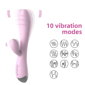 <b>Vibrating</b> Double-Headed AV Stick Female Orgasm Masturbator Strong Shock Massage for Female Masturbation - Product Image 2