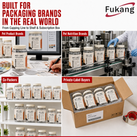 Bocaux en plastique transparent RPET personnalisés pour produits, emballages sur mesure, forme et taille personnalisées, étiquette, recyclables, service d'approvisionnement direct usine, emballage en vrac, bocaux PET avec couvercles