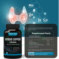 VitaSpring OEM Vitamines naturelles B12 Schisandra Ashwagandha L-tyrosine Supplément en capsule Capsules de soutien pour la thyroïde