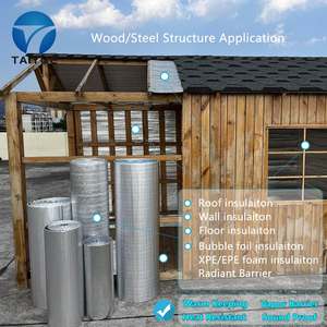 Moderne Reflektierende Hochleistungs-Aluminium-Blasenfolie Isolierrolle Thermische Isolierung Strahlungsbarriere Baumaterial mit CE - Product Image 3