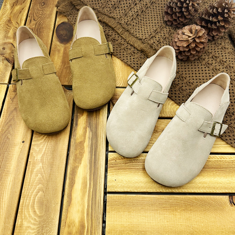 Byring Shoes Good Styles Lady's Women's Clogs,Cork Foot-bed Comfort Sandals Mules Winter Bio Slides With Soft Cushion