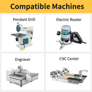 Fresa Diritta Industriale CNC LAIWEI ZR A8 a 6 Lame TCT, Fresa per Incisione ODM/OEM con Rivestimento in Altin/Tin, Punte per Fresatrice TCT - Product Image 5