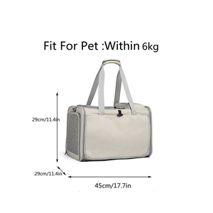 Bolsa de Transporte Plegable para Gatos, Expandible, Ligera, para Viajes en Auto, Transfronteriza - Product Image 6