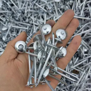 umbrella lead roofing nails with rubber washer 50kg roofing nails 2.5 asbestos roofing nails