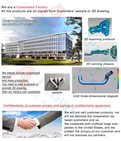 Kit de réparation de tuyau d'échappement double silencieux à double pointe haute performance personnalisé
