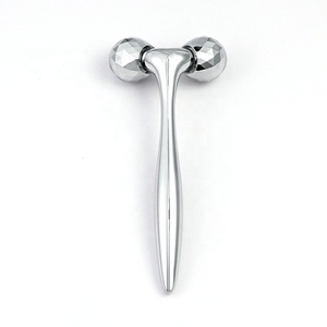 Jingwang GLY22011 Herramientas para el Cuidado de la Piel, Rodillo de Masaje Facial 3D con Rotación de 360 Grados, Forma de V, Dorado, para Lifting Facial - Product Image 5