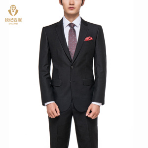 Traje de Hombre de Lujo para la Élite Empresarial, Verde Oscuro Sólido, Solapa de Muesca, Tela TR, Conjunto de Negocios, Traje de Novio - Product Image 4