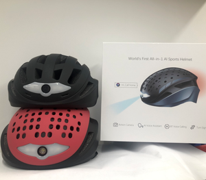 Telecamera sportiva per videoregistrazione 1080P più colori casco Fashion Cycle opzionale con controllo di chiamata assistente vocale - Product Image 3