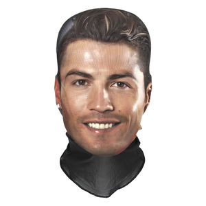 Promi-Spaß-Druck Vollgesichts-Atembare Sturmhaube Digital Bedruckte Skimaske aus Polyester für Partys und Feiertage - Product Image 3