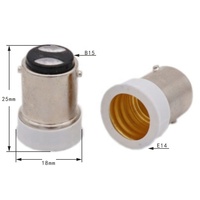 Convertisseur d'éclairage LED à économie d'énergie USBO E15D E14 B15 Bases de lampes halogènes en plastique 3A Support d'adaptateur de douille d'ampoule à vis