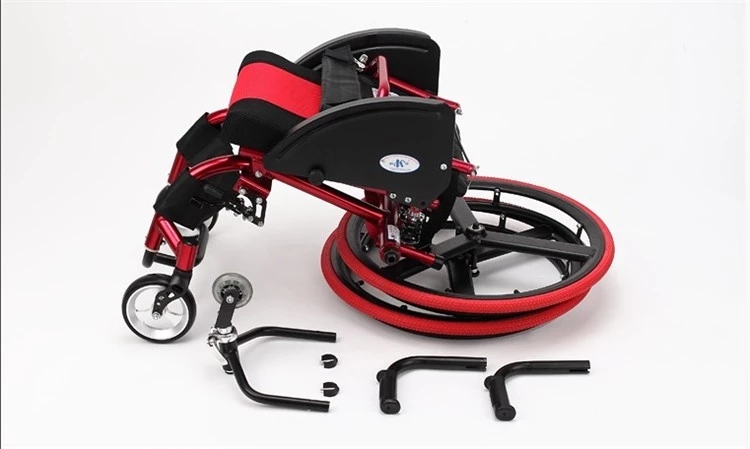 China Supplier lightweight wheelchair portable wheelchair sport