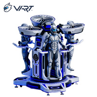 VART-simulador de vuelo VR Original, equipo de movimiento 9D 360 VR, máquina de juego de realidad Virtual de pie