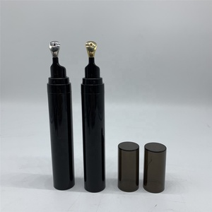 Rouleau noir mat sur sérum cosmétique pour les yeux flacon pompe sans air 20 ml - Product Image 6