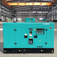 Générateur diesel triphasé Delux AC 15kW 20kW 30kW 36kW 40kW 50kW, type silencieux, vitesse 1500 tr/min, 380V/220V/ tension personnalisée