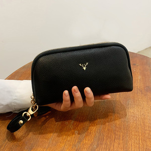 Bolso de Mano de Cuero Genuino para Mujer, Modelo 2025, Versátil, Simple, Casual, para Teléfono, Venta al Por Mayor del Fabricante - Product Image 1