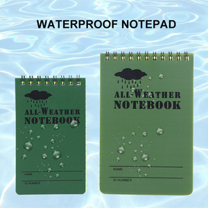 4 x6 אינץ 'אוניברסלי מחברת טקטי עבור בחוץ קמפינג pvc ספירלה מיני סגנון עמיד למים נייר ספר הערה - Product Image 2