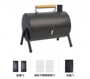 Portable Metal Iron Bbq Charcoal <b>Large</b>-capacity Portable Charcoal for Indoor Propane Cooking for Outdoor Gardening Camping - Product Image 5