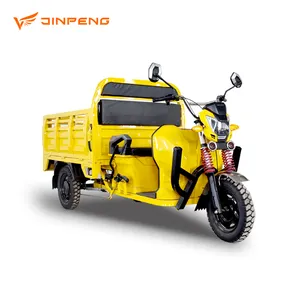Electric Tricycle For Cargo With Big Cargo Box Cost Efficient 3 Wheel Pickup Truck Customization