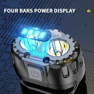 Potente linterna frontal LED IPX4, linterna frontal con Sensor resistente al agua, linterna frontal USB para pesca y Camping, linterna frontal - Product Image 2