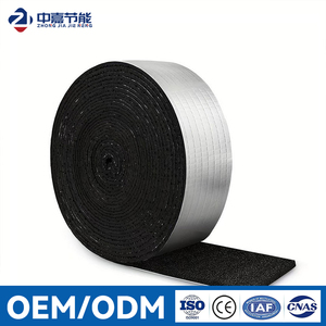 Flexible PVC Foam <b>Sheet</b> Thermal Insulation Panel Fire Resistant Eco Friendly for Air Duct & Pipeline - Product Image 1