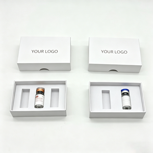 Custom Emballage Peptide Supplements <b>Boxes</b> 2ml 3ml Peptide Vial sliding Packaging Box with EVA foam - Product Image 5
