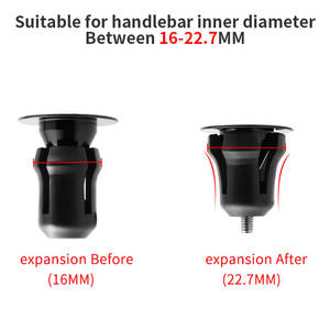 Muqzi Mtb Stuur Eindpluggen Fiets Uitbreidingsslot Ultralicht Aluminium Fiets Stuur Handgrepen Einde Stekker Dop - Product Image 4