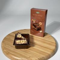 Vente en gros d'usine OEM, morceaux de chocolat délicieux de 30g emballés individuellement, logo personnalisé, idéal pour l'exportation en gros