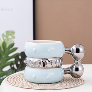 Wholesale Fashion 13Oz 400Ml Promotional <b>Cups</b> Daily Milk Tea <b>Cup</b> Luxury Coffee Mug Creative <b>Ceramic</b> Mugs for Gift - Product Image 1