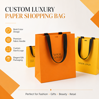 Sacs de courses en papier écologiques personnalisés pour les magasins de détail et l'emballage de cadeaux avec logo et poignée personnalisés