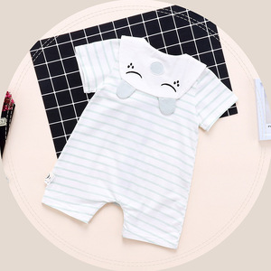 Vêtements pour bébé à prix de gros, rayés, pour nouveau-né, fille, adorable combinaison bohème - Product Image 3