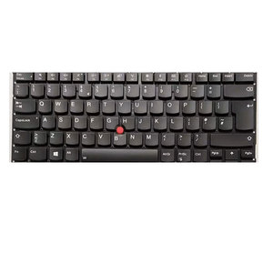 Clavier de remplacement compatible avec les ordinateurs portables HP Elitebook Folio 9470m 9480m avec cadre argenté sans pointeur et rétroéclairé - Product Image 3