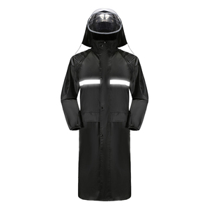 <span class=keywords><strong>Impermeable</strong></span> <span class=keywords><strong>Largo</strong></span> de PVC y Tela Oxford de Alta Calidad para <span class=keywords><strong>Hombre</strong></span>, Diseño con Capucha Reflectante, Logotipo Personalizado - Product Image 2