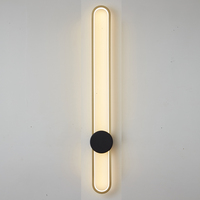 Applique murale LED moderne et simple en aluminium pour la décoration intérieure, idéale pour chambre à coucher et chevet