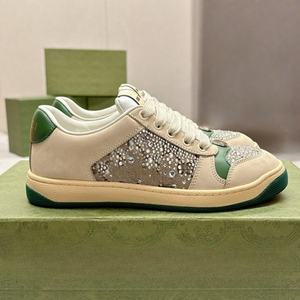 Chaussures de sport en maille pour homme, logo de marque personnalisé original de haute qualité, pierres précieuses vertes, respirantes, cuir véritable, broderie, marche - Product Image 6