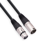 Câble audio XLR personnalisé, connecteur mâle vers femelle 3 broches, câbles d'extension pour microphone, câbles serpent pour haut-parleur