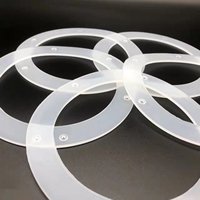 Joint torique plat en caoutchouc silicone blanc, personnalisable, perforé, marque NER, modèle NER-rubber Seal O Ring